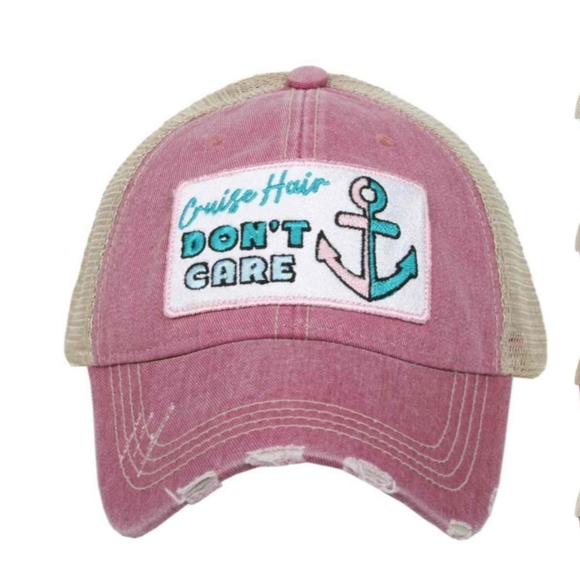 None Accessories - NEW Cruise Hair Don't Care Trucker Hat